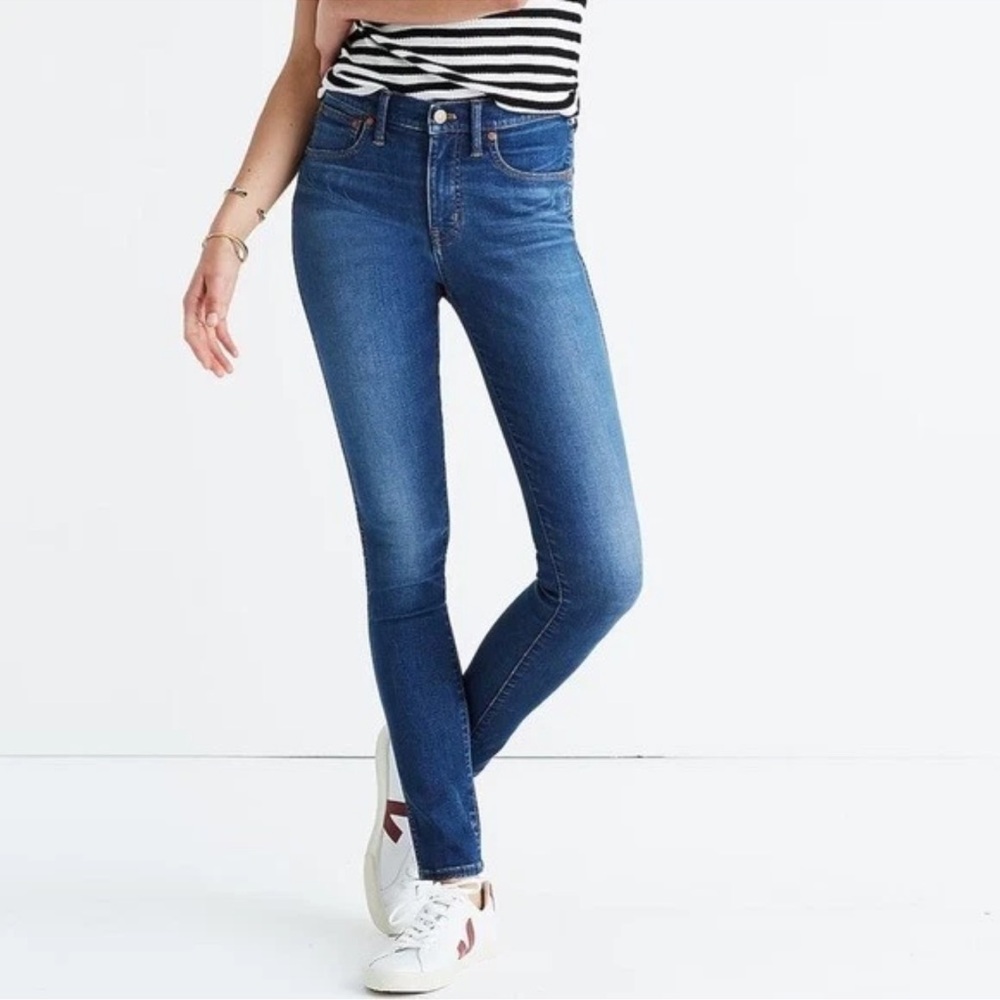 Madewell 9” Mid-Rise Skinny Jeans with Stretch 29